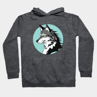 Wolf Tshirt, Wolf Shirt, Wolf Graphic Design, Gift for Her, Gift for Him, Animal Shirt, Grey Wolf, Art Graphic Hoodie